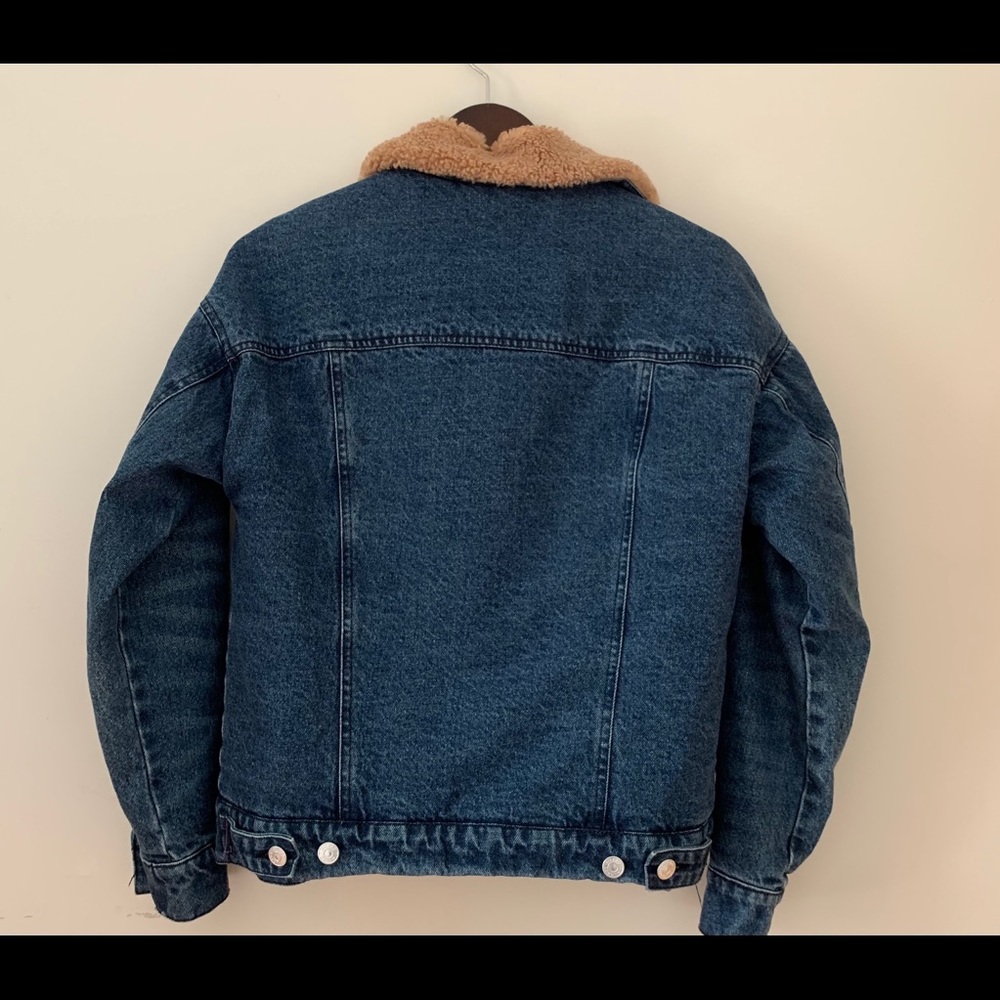 Teddy Sherpa Denim Jacket - Picture 4 of 4